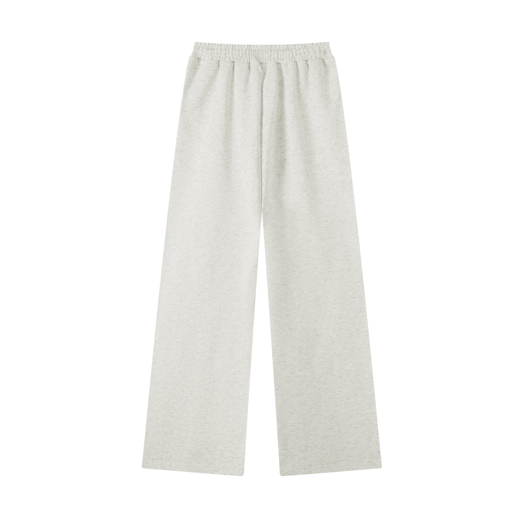 flower design grey sweatpants