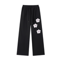 3 flower sweat pants